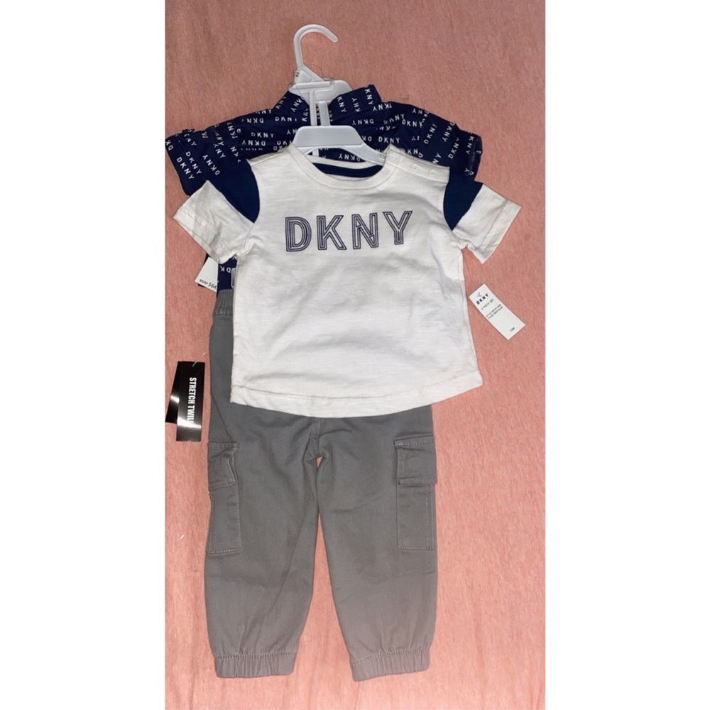 DKNY 3 pc set 12 months